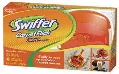 Swiffer Carpet Flick Carpet Sweeper Starter Kit , 1 kit