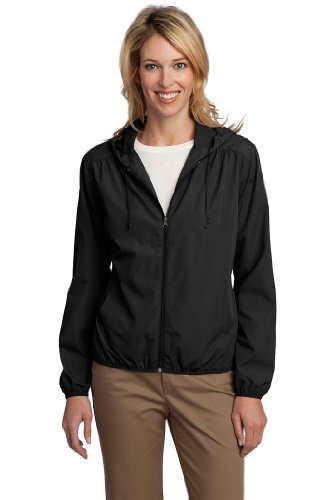 Port Authority Ladies Hooded Essential Jacket