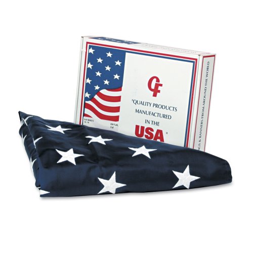 Advantus MBE002270 All-weather outdoor u.s. flag, 100% heavyweight nylon, 5 ft. x 8 ft.