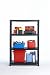 4 LEVEL PLASTIC SHELVING BAY. 1400MM H X 900MM W X 400MM D. 90KG PER LEVEL
