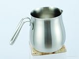 GRUNWERG - Deluxe Stainless Steel, Milk Frothing Jug, 28floz