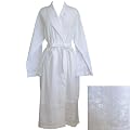 The Irish Linen Store Julia Dressing Gown White