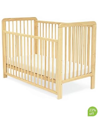Mothercare Ashton Dropside Cot - Natural Pine Finish