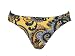 Be Creative Yellow & Grey Paisley Swimsuit-bottoms S/p