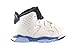 Jordan 6 Retro BT Baby Toddler Shoes White/Sport Blue-Black 384667-107