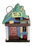 Wood Birdhouse Colorful Bait Shop