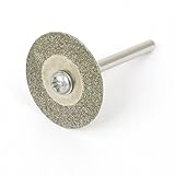 uxcell ダイヤモンド切削ディスク　カップフレア　アルミ　樹脂　シルバートーン　研磨剤カッター