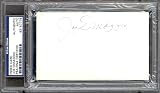 Joe DiMaggio Autograph Auto 3x5 Index Card PSA/DNA