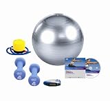 Bell Express 15 Strength Kit Includes: 4-Pound Pair Hand Weights, 65cm Body Ball with Pump, Pedometer and Strength Workout DVD