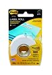 Post-it Tape Roll Removable Labels, White, 1 Inch x 700 Inches (2600-W)