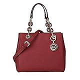 【MICHAEL KORS】30S5GCYS1Lマイケル・コース　2WAYバッグ　Cynthia Medium Leather Satchel　レディース OL風/フェミニン　ショルダーバッグ/ハンド