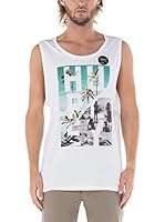 Nike Hurley Camiseta Tirantes Sliced (Blanco)