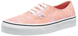 Vans Women's Authentic Canvas Coral (Sparkle) Low Top Sneakers (8.5 W US)