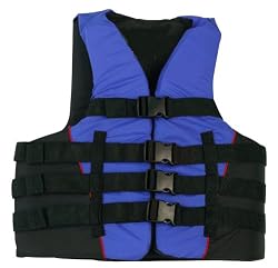 Adult 4-Buckle Nylon Life Jacket