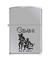 Zippo "Horoscope-Gemini" High Polish Chrome Lighter, 9287