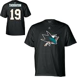 Reebok San Jose Sharks Joe Thornton Youth Player Name & Number T-shirt