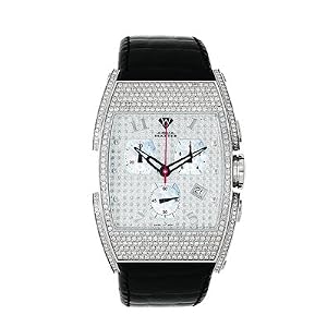 Aqua Master Men's Bicycle Diamond Watch, 3.65 ctw