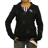 Brand New Billabong Ladies Black Sweatshirt Hoodie