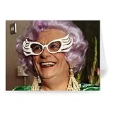 Barry Humphries - Greeting Card (Pack of 2) - 7x5 inch - Art247 - Standard Size - Pack Of 2