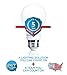 Hyperikon LED A19 Dimmable Bulb, Energy Star, 7-Watt (40-Watt Equivalent), 2300K (Amber Glow), 430 Lumens, Medium Screw Base (E26), 340° Omnidirectional, UL-Listed - (Pack of 6)