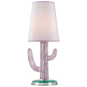 Cute Children's Cactus Table and Desk Lamp For Girls