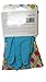 Brighten Up Latex Cleaning Gloves, Teal, 1-Pack