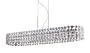 ELK Lighting Elliptical 6-Light Chandelier In Plated Chrome Finish