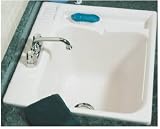 Crane Plumbing 100019 DL1 Drop-In Laundry Tub, White