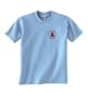 Personalized custom embroidered firefighter's wife t-shirt