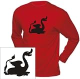 Produkt-Bild: Langarm T-Shirt mit Druck DRACHEN / 101 / wahlweise in Gr. S,M,L,XL,XXL und in 5 Farben