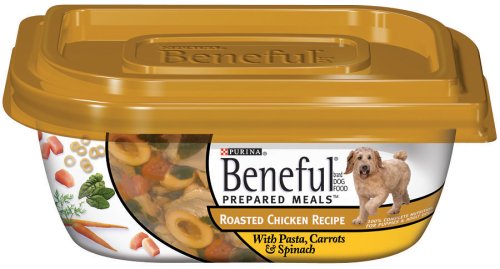 Beneful Prepared Meals Roasted Chicken Dog Food, 10-Ounce Plastic Container (Pack of 16)