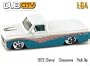 Jada Dub City Green & White 1972 Chevy Cheyenne 1:64 Scale Die Cast Truck Car