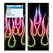 Rainbow Neon Flames Design Decal Skin Sticker for Apple iPod nano 2G (2nd Generation) 2GB/ 4GB/ 8GB Player