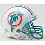 Riddell Miami Dolphins Mini Replica Throwback Helmet