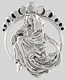 Lunar Eclipse Goddess Pendant, sterling