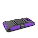 Cover-U® Motorola Droid Maxx XT1080M Extreme Rugged Dual Layer Kickstand Combo Case with Belt clip Holster Purple/Black Included [Free Premium Screen Guard + Free Cover U (TM) Stylus Pen + Anti-Dust Plug]
