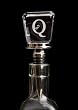 Monogram Glass Wine Stopper - Q