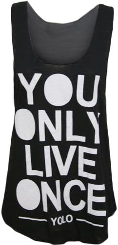 Womens Sleeveless Yolo Vest Top (M8)