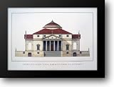 Villa Rotunda 28x28 Framed Art Print by Palladio, Andrea