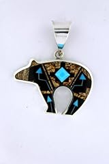 Inlaid Turquoise, Picture Jasper David Rosales Pendant