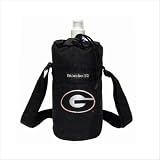 UGA University of Georgia Logo Water Bottle Holder and Bottle Sport Fitness Workout Gifts and Gift Ideas For Man Men Him Her Women Ladies Runners Joggers Sports OFFICIAL NCAA MERCHANDISE Waterbottle