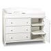 South Shore 3250333 Cotton Candy Collection 48" Changing Table, Pure White