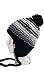 This fully lined fleece beanie with its chunky knit stripe design, earflaps, and braided tassels is perfect for a winter weekend getaway with your sweetie.