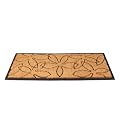 Adorn Double Width Flowers Contour Doormat
