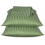 340-Thread-Count Stripe Sheet Set - Green