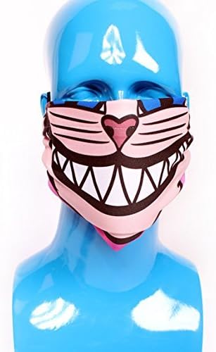 Plur Cat - Cosplay and Plur Rave EDM Face Mask (One Size Fits Most) ...