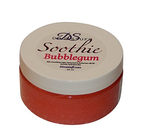 Diva Stuff Pink Bubblegum Soothie Scrub For Dry Skin, Great For Elbows, Knees and Hands too