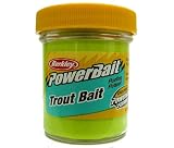 Berkley PowerBait Trout Bait - Floating and Glow Color/Flavor: Natural Scent - Salmon Peach