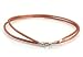 Copper-Colored Italian Brass Mesh Choker with Sterling Silver Clasp