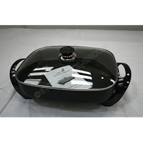 40cm x 30cm x 7cm Deep Multicooker Electric Frying Pan